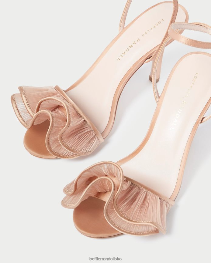 Kvinder Loeffler Randall estella sandal med flæsehæl skønhed sko P64XZ491