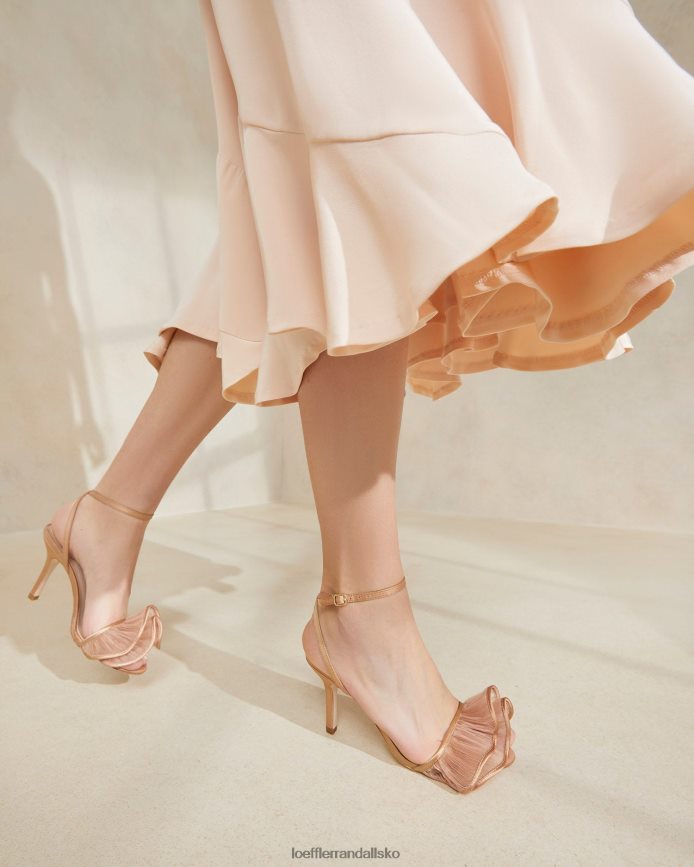 Kvinder Loeffler Randall estella sandal med flæsehæl skønhed sko P64XZ491