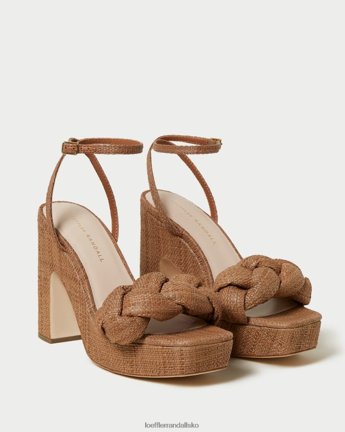 Kvinder Loeffler Randall fae platform hæl Brun sko P64XZ456