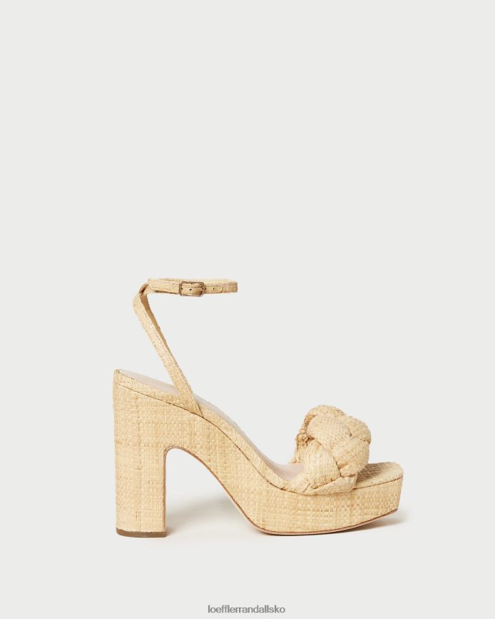 Kvinder Loeffler Randall fae platform hæl naturlig sko P64XZ421