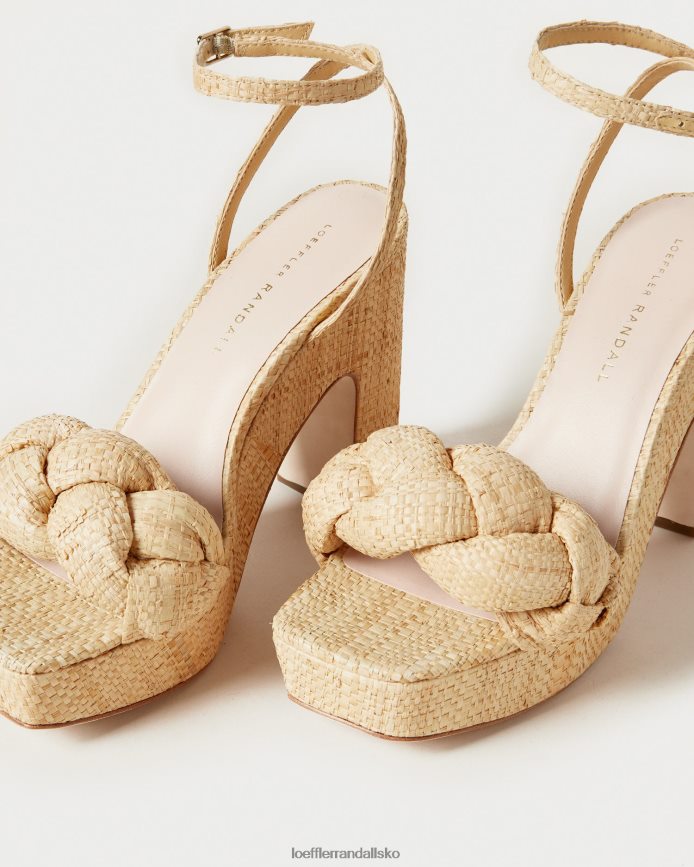 Kvinder Loeffler Randall fae platform hæl naturlig sko P64XZ421