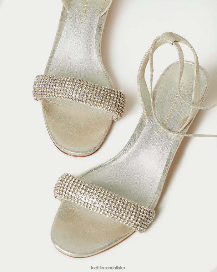 Kvinder Loeffler Randall jackie sandal med mellemhæl cappuccino sko P64XZ470