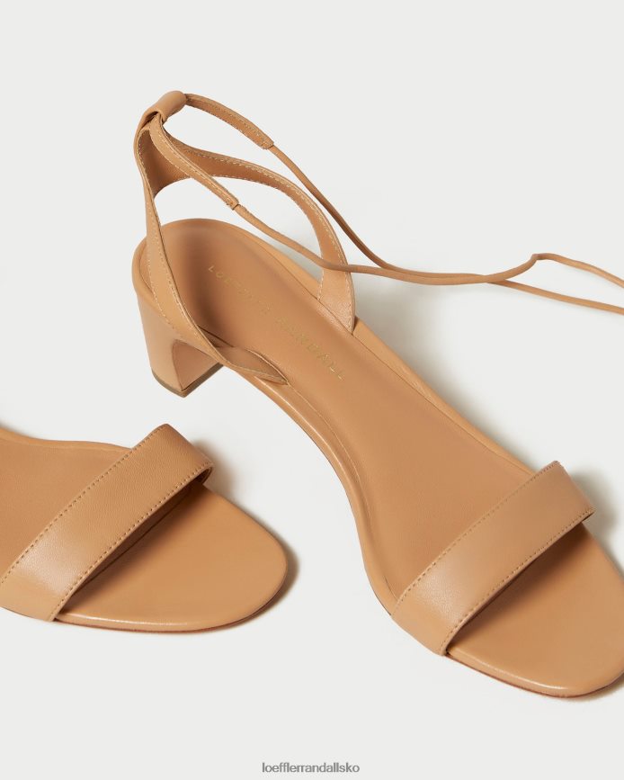Kvinder Loeffler Randall jackie sandal med mellemhæl klit sko P64XZ454