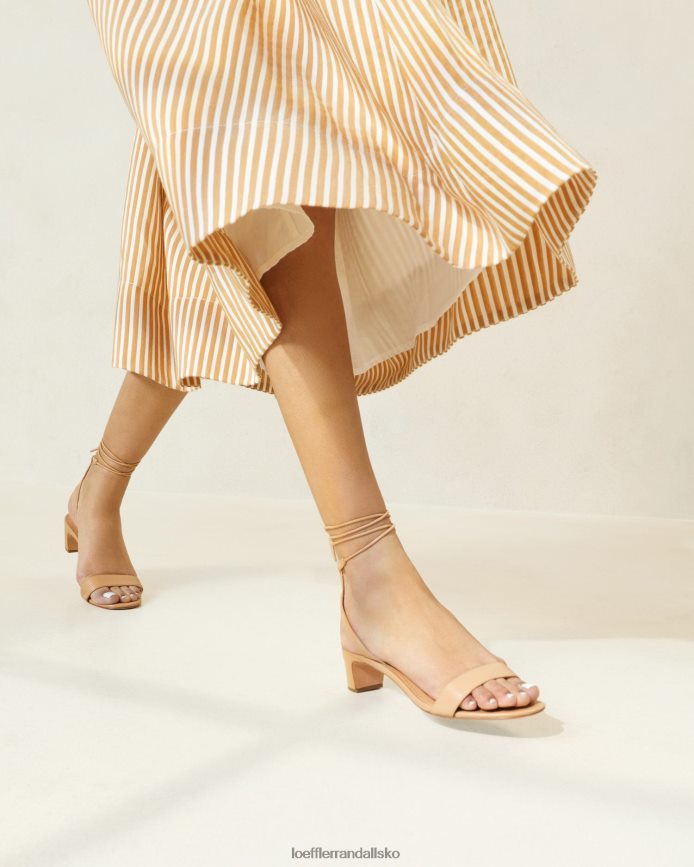 Kvinder Loeffler Randall jackie sandal med mellemhæl klit sko P64XZ454