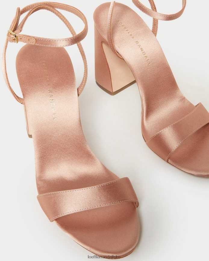 Kvinder Loeffler Randall malia sandal med buet hæl rødme sko P64XZ459