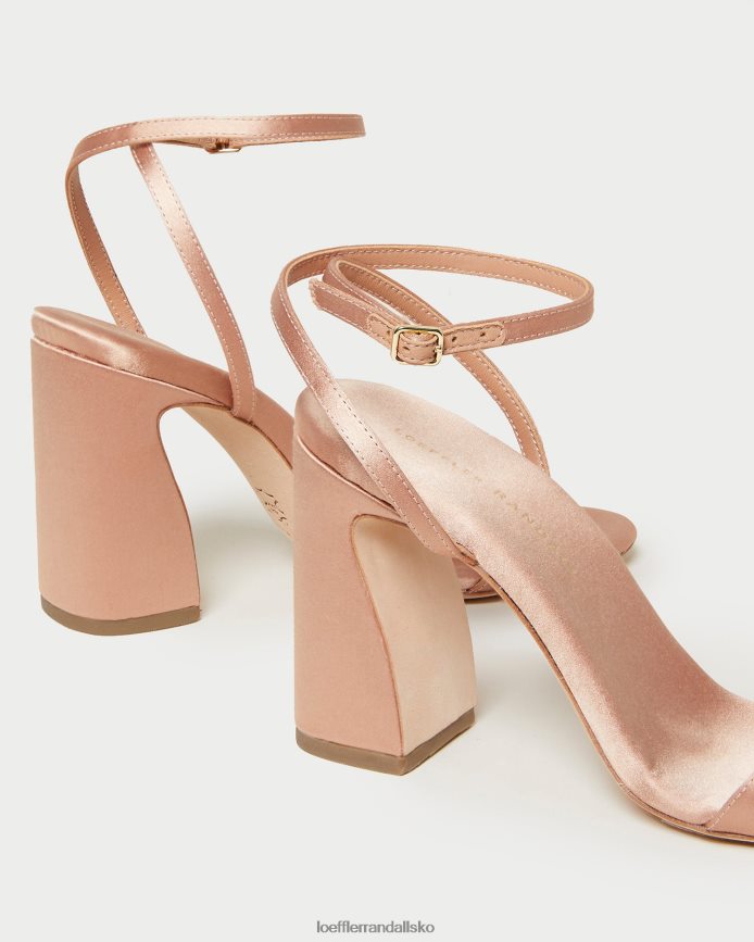 Kvinder Loeffler Randall malia sandal med buet hæl rødme sko P64XZ459