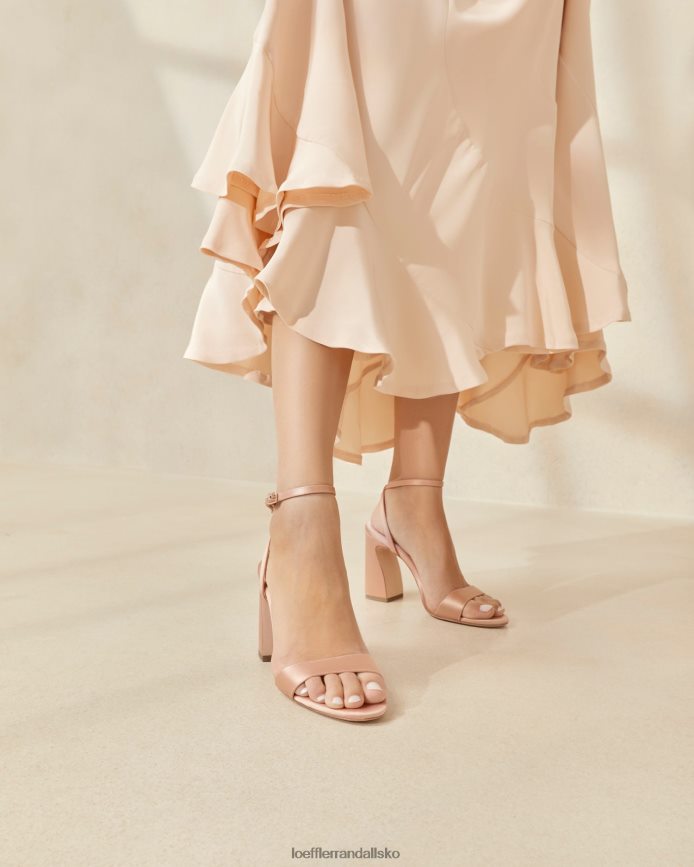 Kvinder Loeffler Randall malia sandal med buet hæl rødme sko P64XZ459
