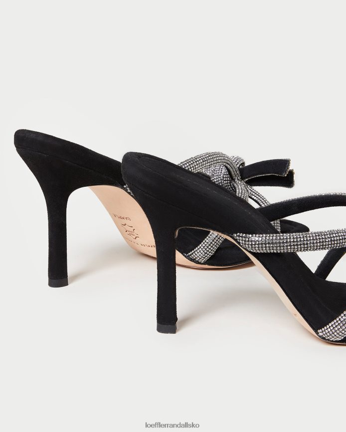 Kvinder Loeffler Randall margi ruskind sløjfehæl sort sko P64XZ471