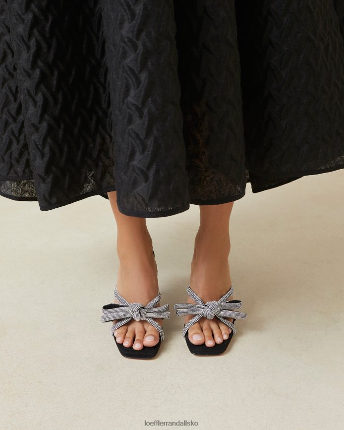 Kvinder Loeffler Randall margi ruskind sløjfehæl sort sko P64XZ471
