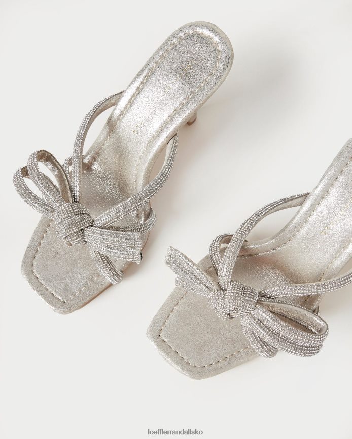 Kvinder Loeffler Randall margi sløjfehæl cappuccino sko P64XZ428