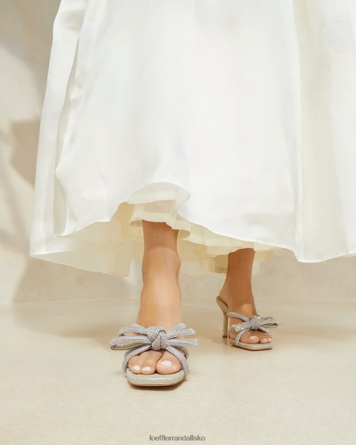 Kvinder Loeffler Randall margi sløjfehæl cappuccino sko P64XZ428