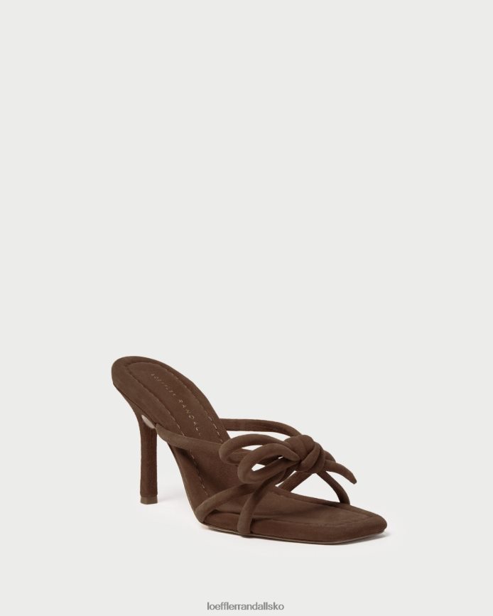 Kvinder Loeffler Randall margi sløjfehæl kakao sko P64XZ446