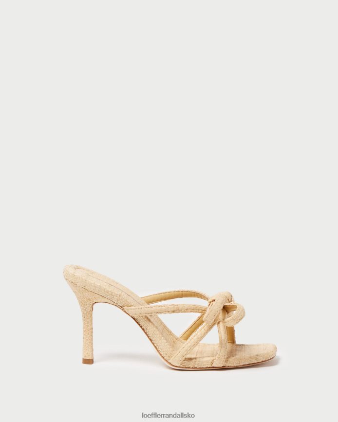 Kvinder Loeffler Randall margi sløjfehæl naturlig sko P64XZ435