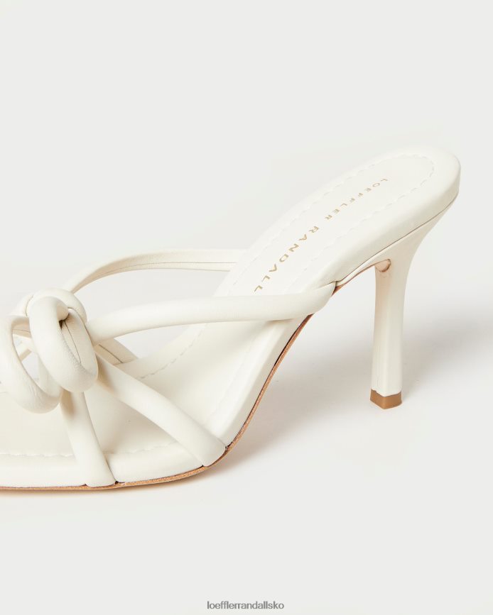 Kvinder Loeffler Randall margi sløjfehæl optik hvid sko P64XZ444