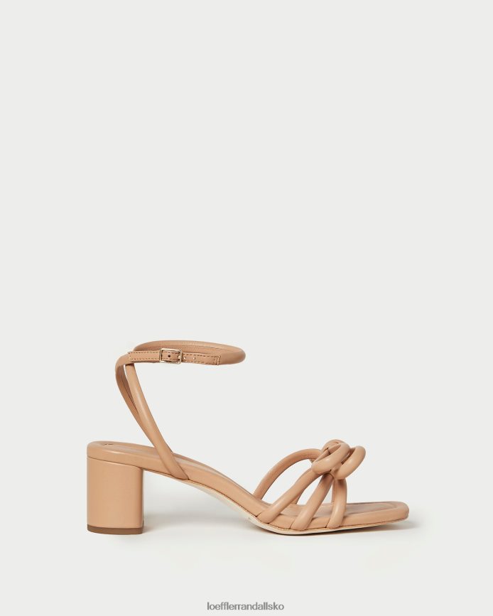 Kvinder Loeffler Randall mikel sløjfe sandal med mellemhæl klit sko P64XZ419
