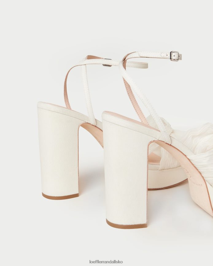 Kvinder Loeffler Randall natalia platform sløjfehæl perle sko P64XZ414