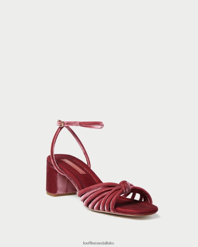 Kvinder Loeffler Randall olivia knude midt på hælen te rose sko P64XZ480