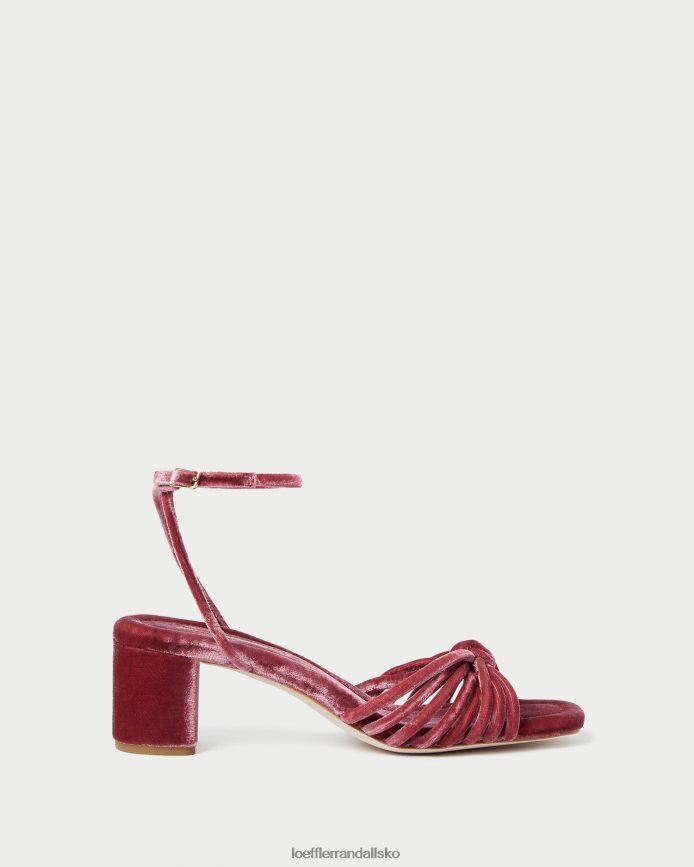 Kvinder Loeffler Randall olivia knude midt på hælen te rose sko P64XZ480