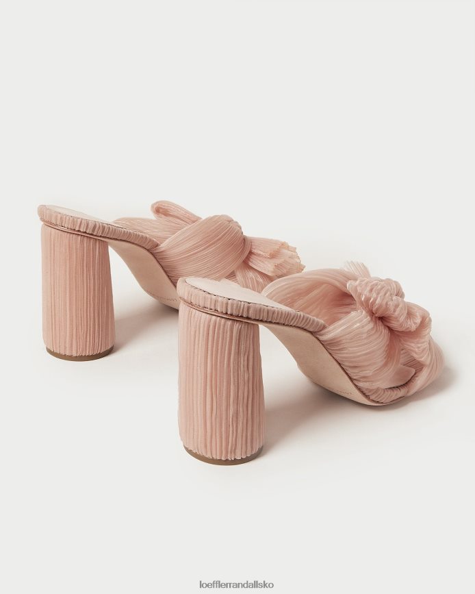 Kvinder Loeffler Randall penny plisseret sløjfehæl skønhed sko P64XZ420