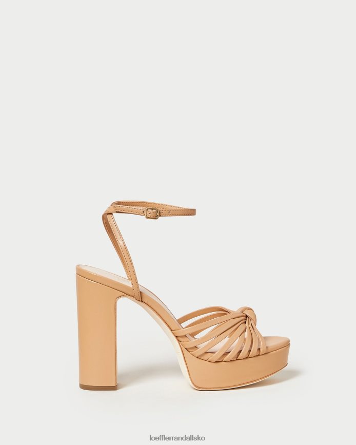 Kvinder Loeffler Randall rivka knude platform sandal klit sko P64XZ439