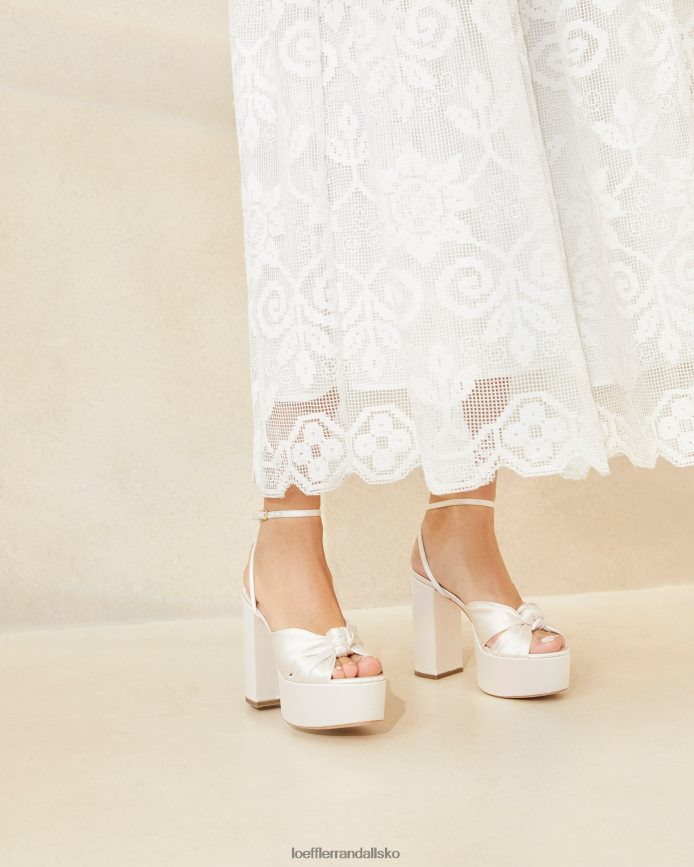 Kvinder Loeffler Randall roz knude platform fløde sko P64XZ447