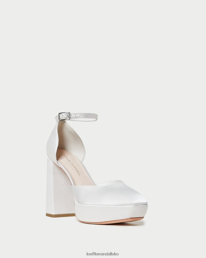 Kvinder Loeffler Randall selina platform med lukket tå fløde sko P64XZ452