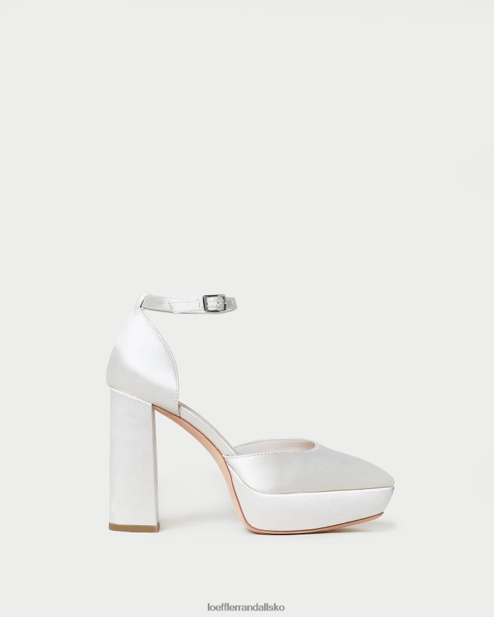 Kvinder Loeffler Randall selina platform med lukket tå fløde sko P64XZ452