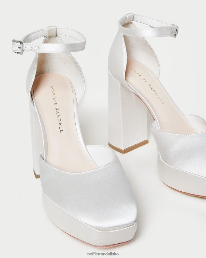 Kvinder Loeffler Randall selina platform med lukket tå fløde sko P64XZ452