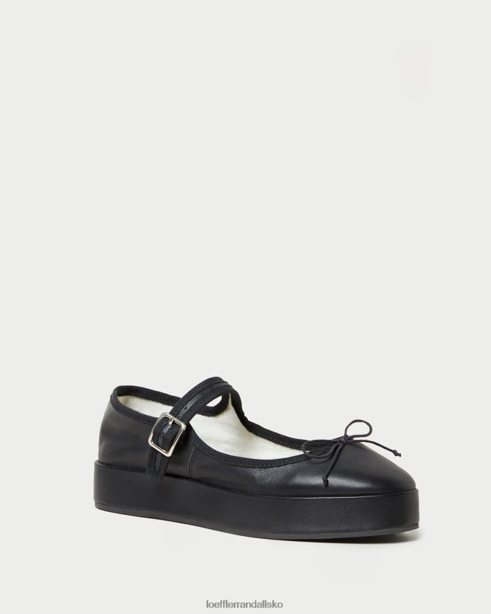 Kvinder Loeffler Randall leah platform mary jane sort sko P64XZ4297