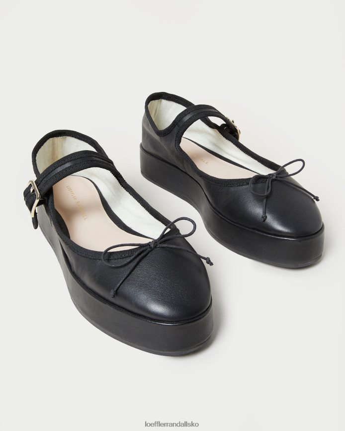 Kvinder Loeffler Randall leah platform mary jane sort sko P64XZ4297