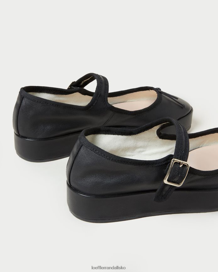 Kvinder Loeffler Randall leah platform mary jane sort sko P64XZ4297