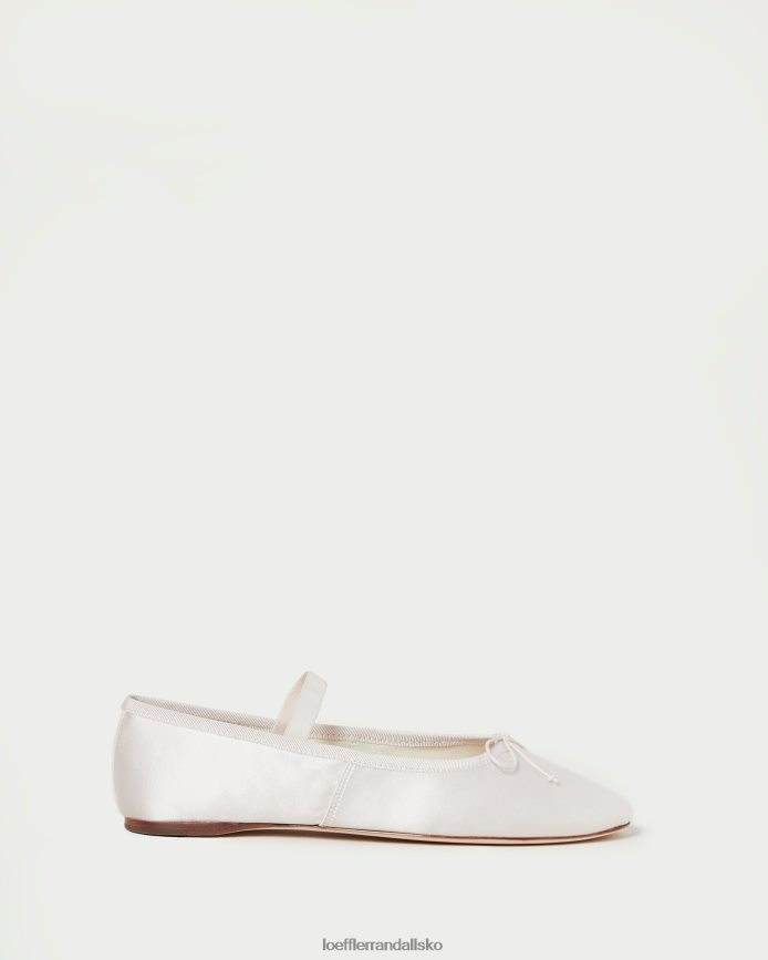 Kvinder Loeffler Randall leonie ballet flad fløde sko P64XZ4300