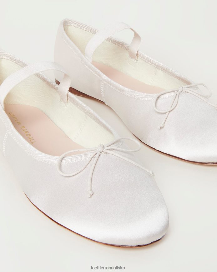 Kvinder Loeffler Randall leonie ballet flad fløde sko P64XZ4300