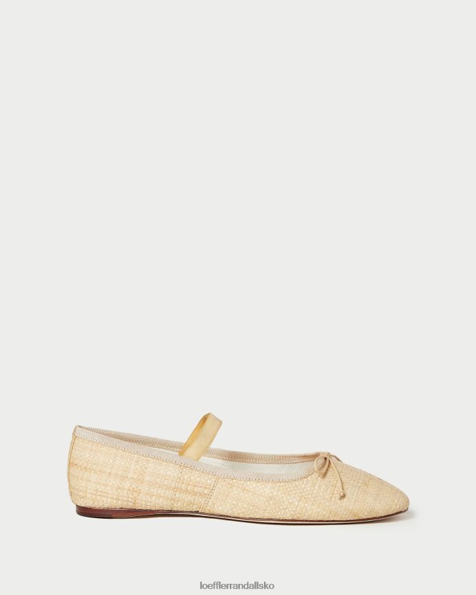 Kvinder Loeffler Randall leonie ballet flad naturlig sko P64XZ4302