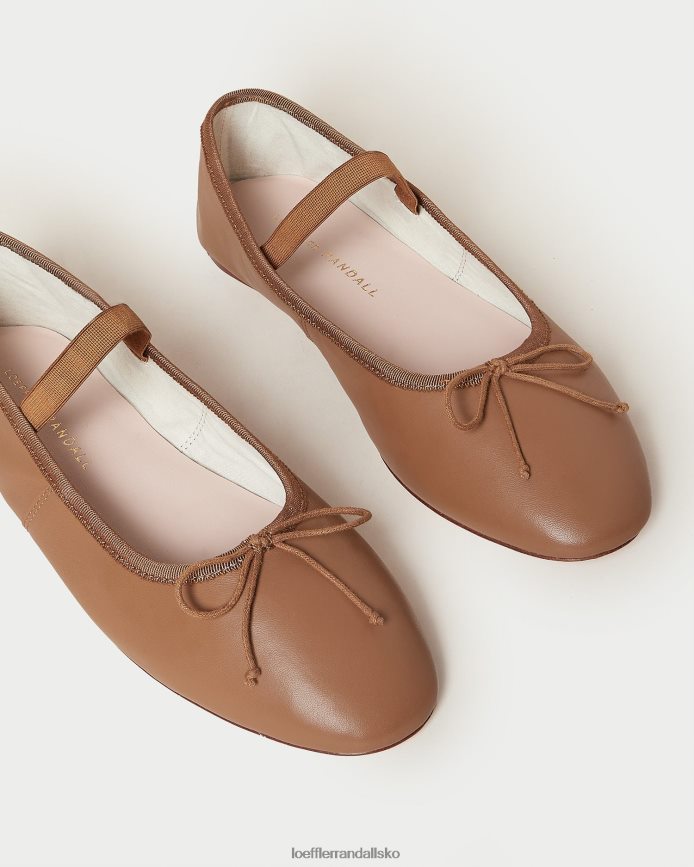 Kvinder Loeffler Randall leonie ballet flad safari sko P64XZ4295