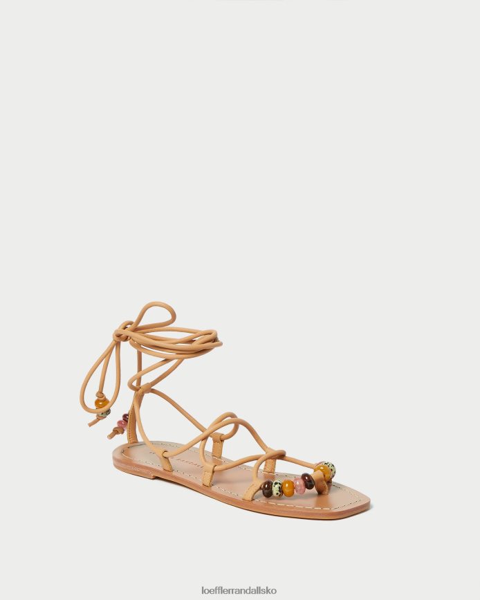 Kvinder Loeffler Randall Colleen knude sandal med snøre honning sko P64XZ4135