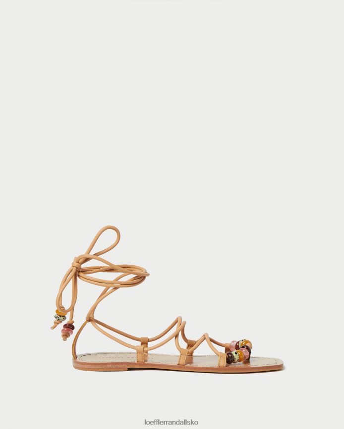 Kvinder Loeffler Randall Colleen knude sandal med snøre honning sko P64XZ4135