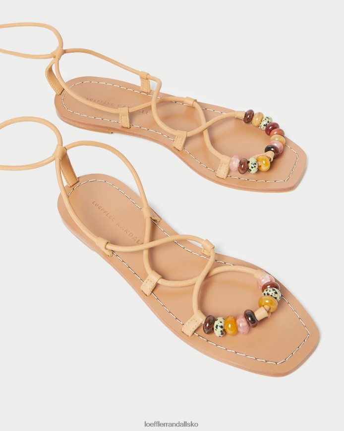 Kvinder Loeffler Randall Colleen knude sandal med snøre honning sko P64XZ4135