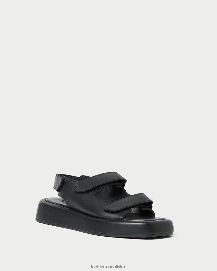Kvinder Loeffler Randall blaise platform sandal sort sko P64XZ4133