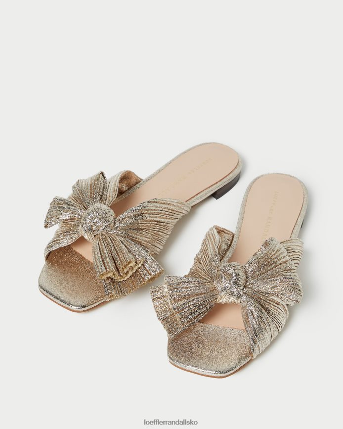 Kvinder Loeffler Randall daphne bue glidebane champagne sko P64XZ4124