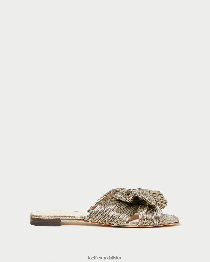 Kvinder Loeffler Randall daphne bue glidebane mørkt guld sko P64XZ4115
