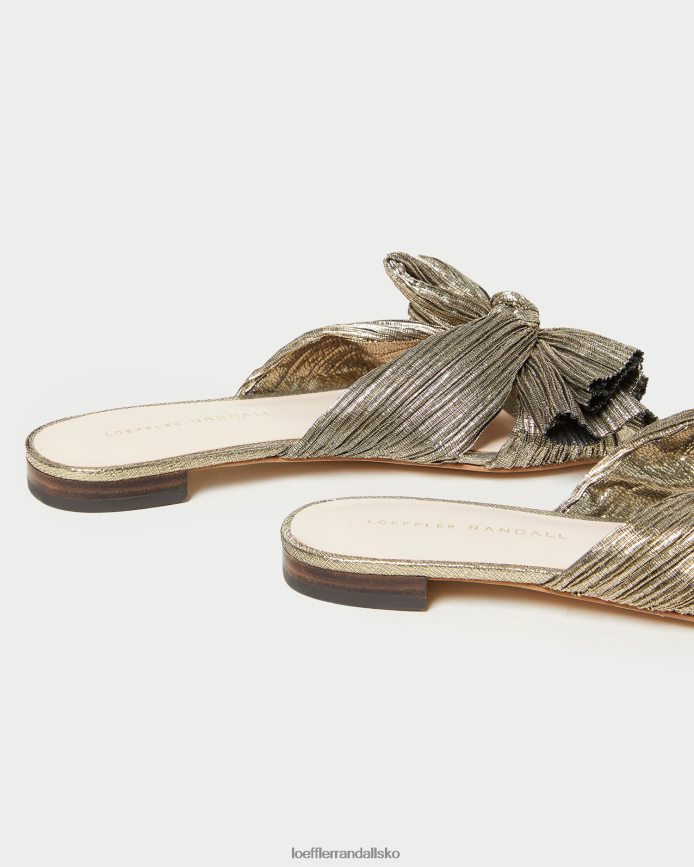 Kvinder Loeffler Randall daphne bue glidebane mørkt guld sko P64XZ4115