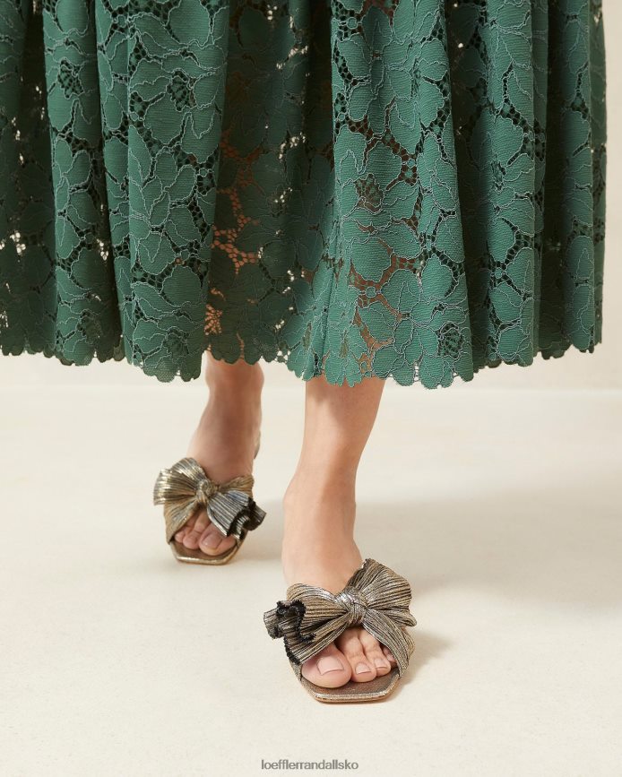 Kvinder Loeffler Randall daphne bue glidebane mørkt guld sko P64XZ4115