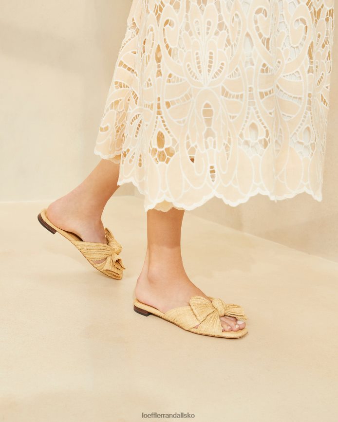 Kvinder Loeffler Randall daphne bue glidebane naturlig sko P64XZ4116