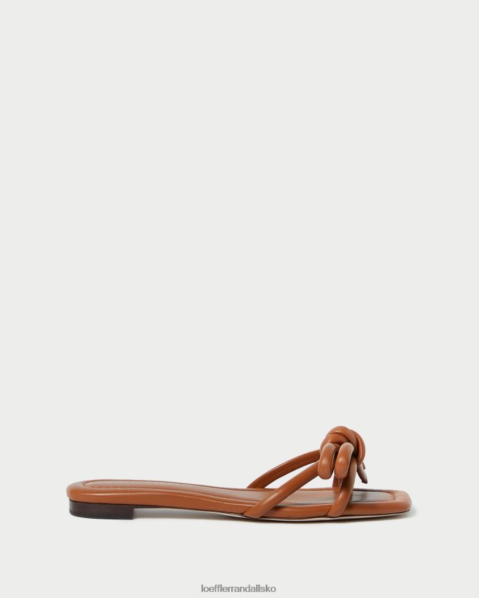 Kvinder Loeffler Randall hadley brun sløjfesandal tømmer sko P64XZ4119