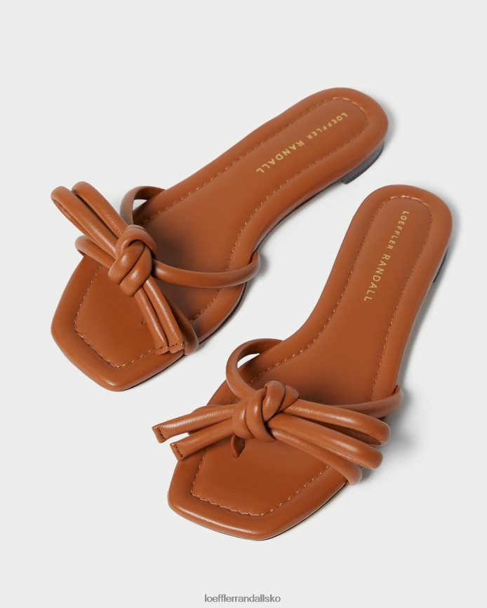 Kvinder Loeffler Randall hadley brun sløjfesandal tømmer sko P64XZ4119