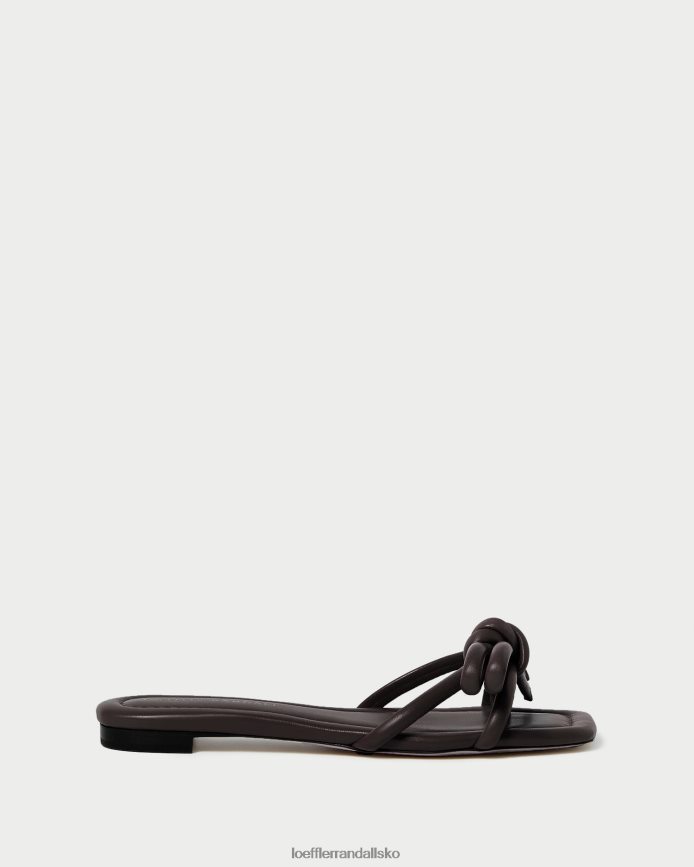 Kvinder Loeffler Randall hadley sløjfe sandal chokolade sko P64XZ4130