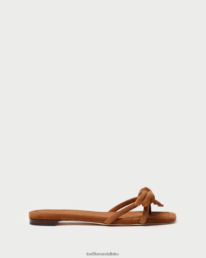 Kvinder Loeffler Randall hadley sløjfe sandal kakao sko P64XZ4105