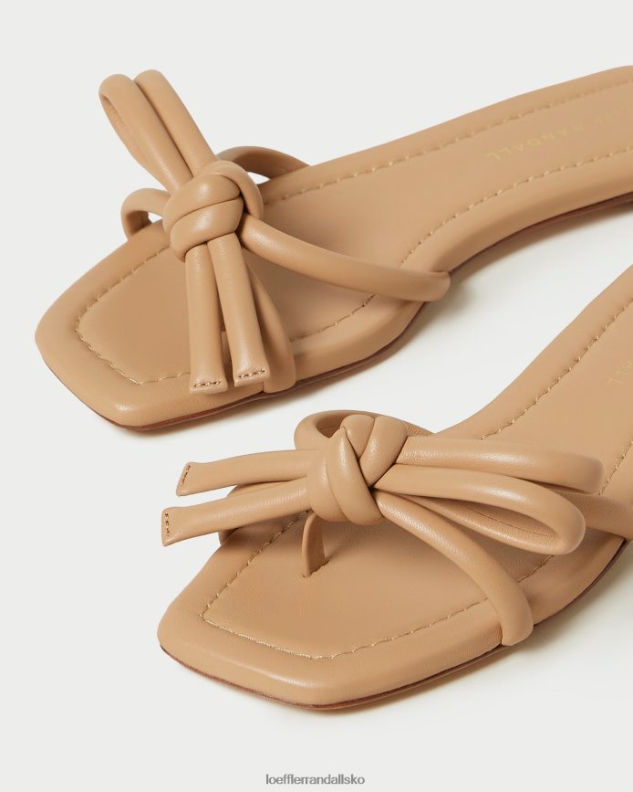 Kvinder Loeffler Randall hadley sløjfe sandal klit sko P64XZ4108