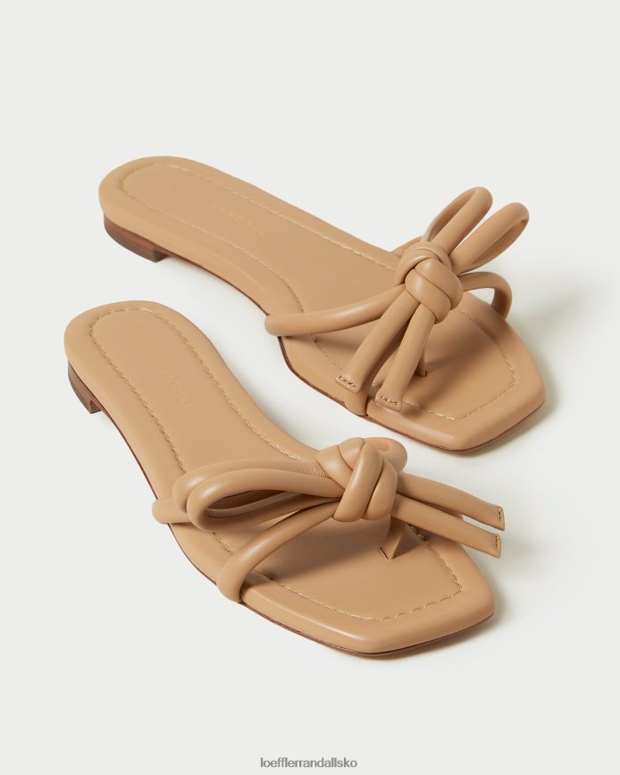 Kvinder Loeffler Randall hadley sløjfe sandal klit sko P64XZ4108